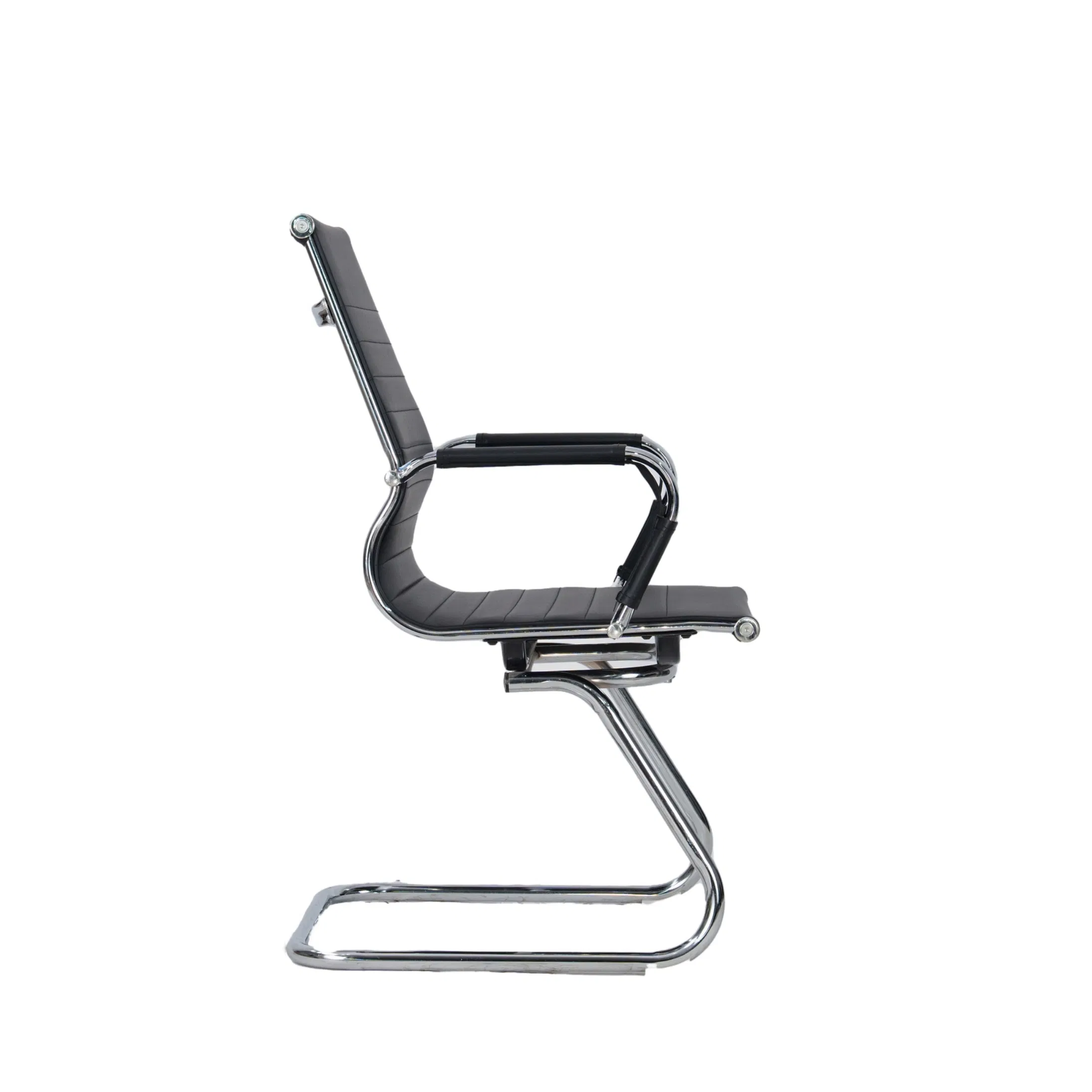 China Wholesale Market Best PU Leather Durable Black Leather Office Task Chair with Metal Frame Office/Executive/Ergonomic Office Boss Chair