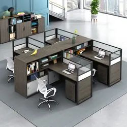 Office Furniture Table Computer Modular Cubicle Desks Modern Office Desk Writing Workstation