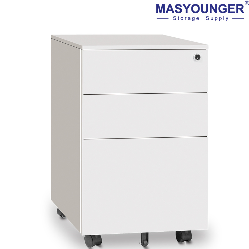 Stylish Mobile Office Pedestal with 3 Spacious Drawers