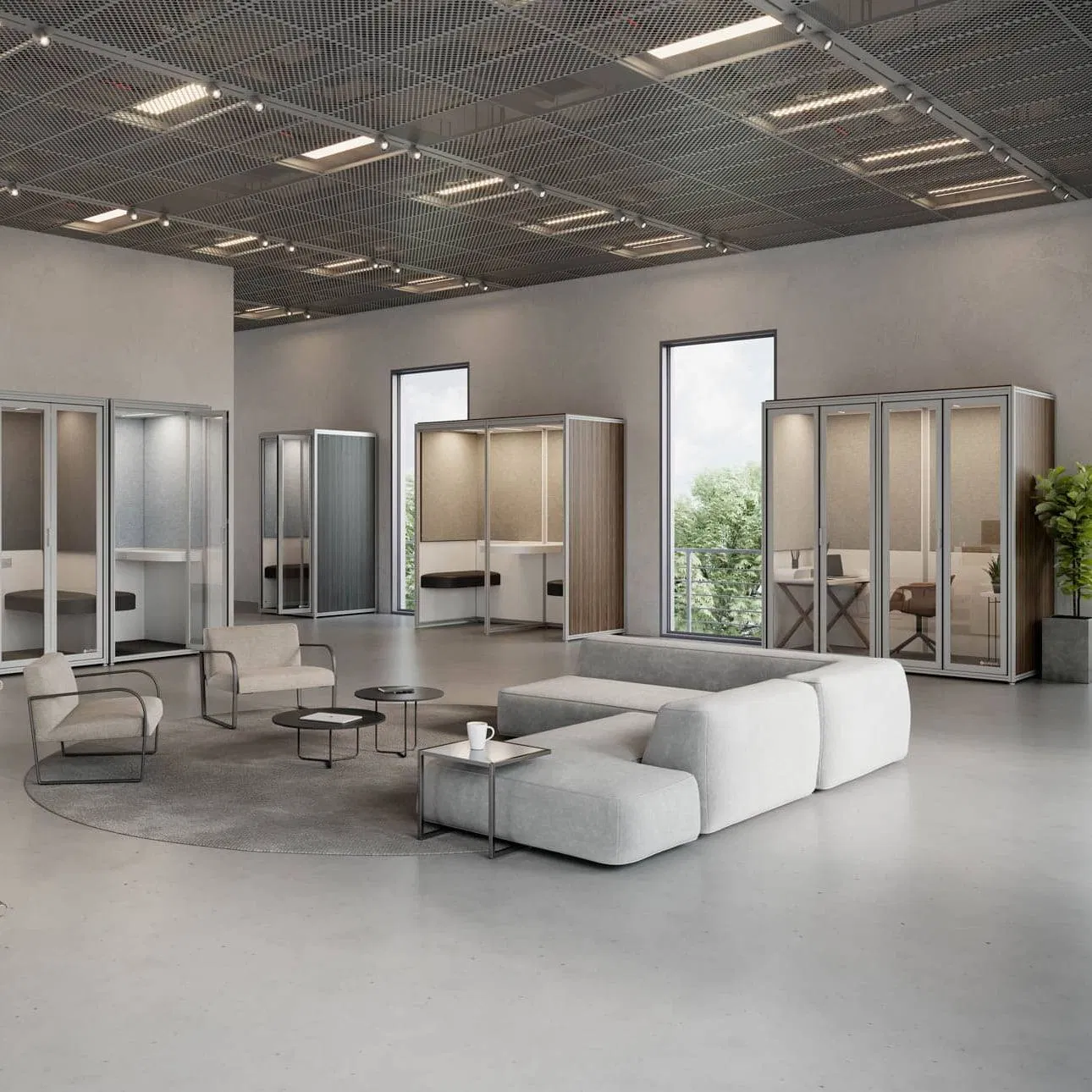 Office Lounge Reception Furniture Chair Side Round Marble Stone Top Modern Coffee Table