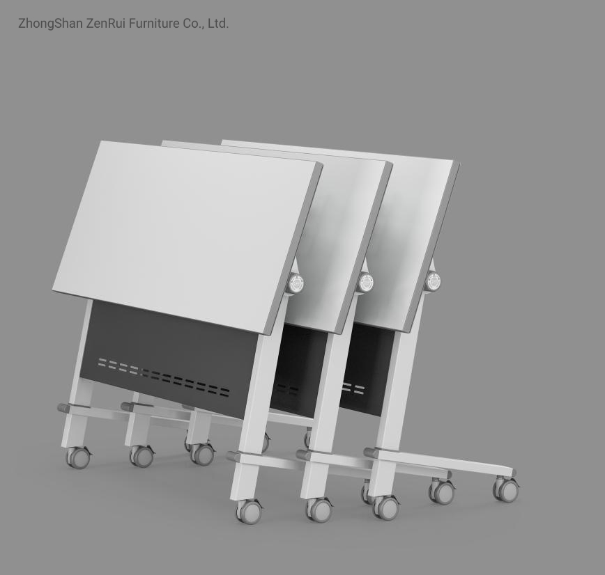 Hot Sale Office Room Simple Design Mobile Metal Folding Training Table