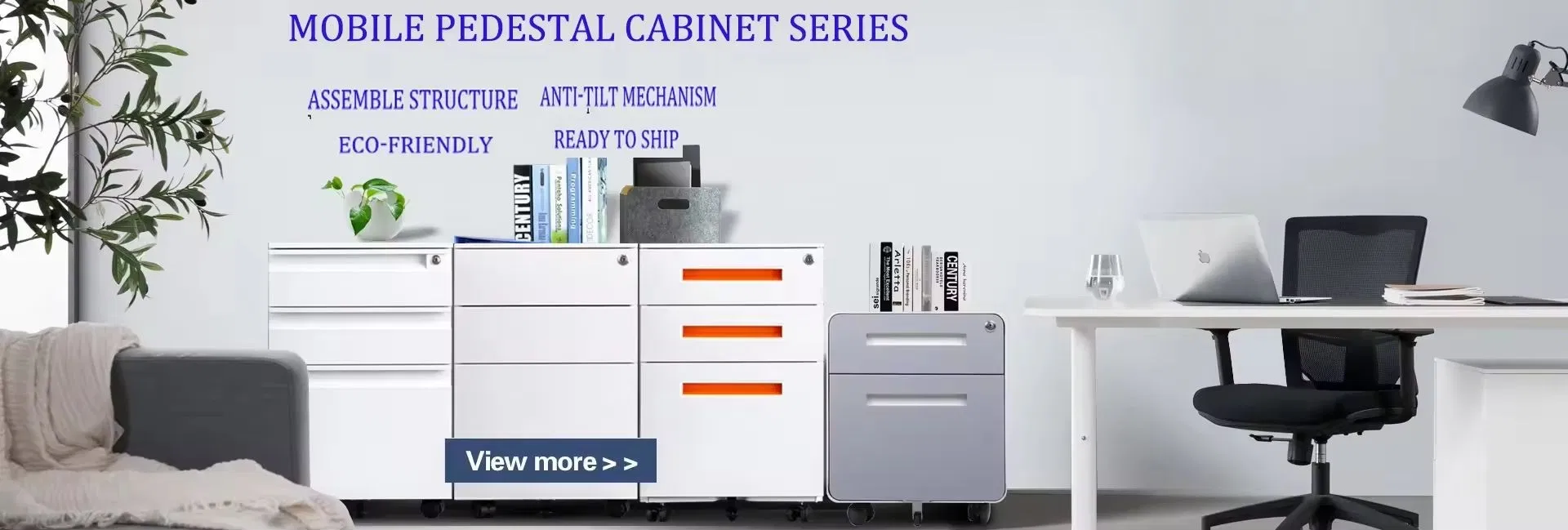 Compact Metal File Cabinet