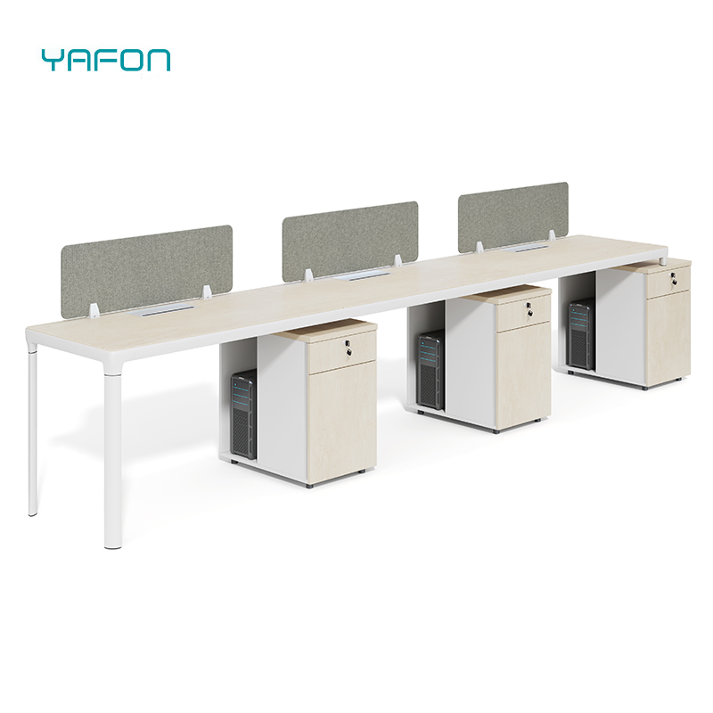 6 Person Commercial Furniture Modular Office Desk Partition Office Table Cubicle Workstation