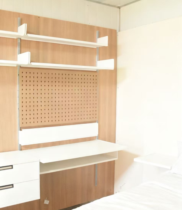 Custom Size Flexible Detachable Metal Adjustable 5-Layer Standing Storage Shelf for Bookshelves