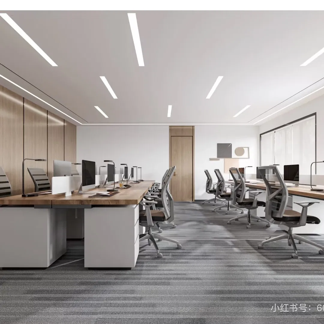 Office Demountable Solid Wall Partition System Reusable Wooden Partition