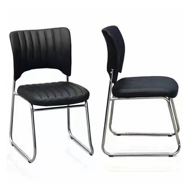 Modern Brown Hotel Reception Office Chairs Leather Guest Waiting Room Seats by Manufacturers