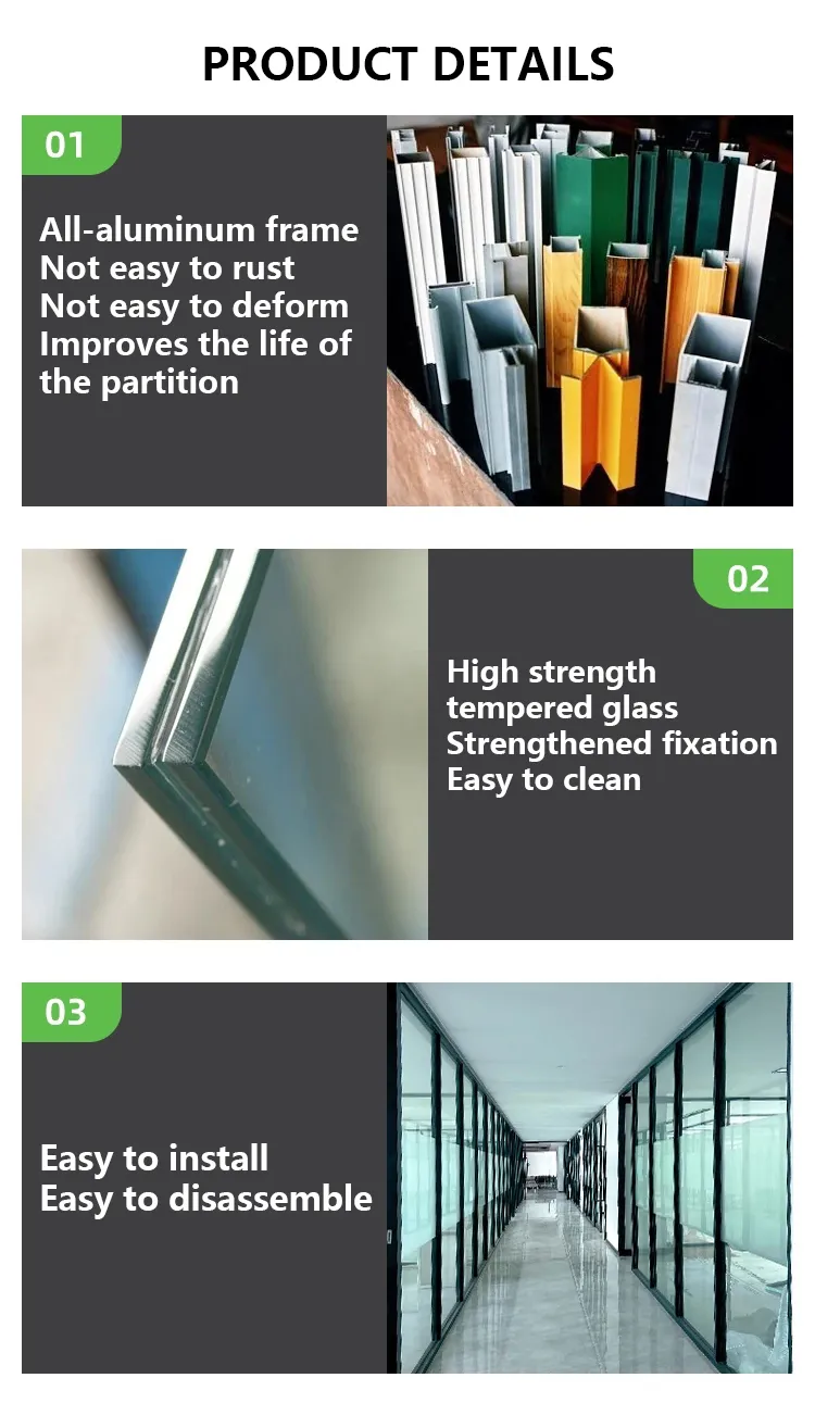 Framed Glass Partition