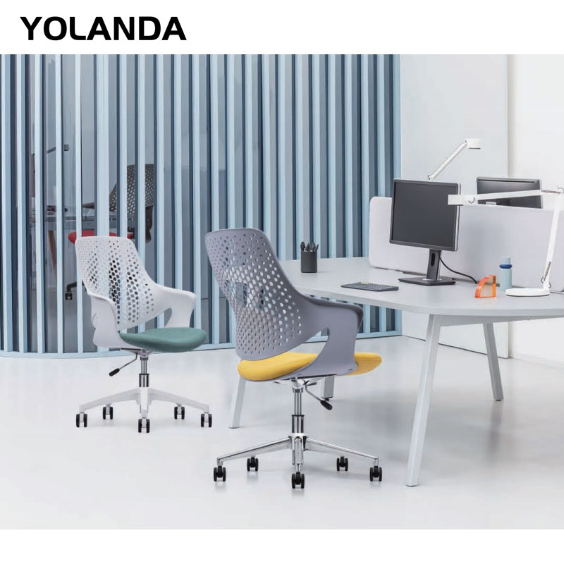 Yolanda Cheap Price High Back Gas Lifting Office Staff Visitor Chair Swivel Executive Ergonomic Task Mesh Office Chair