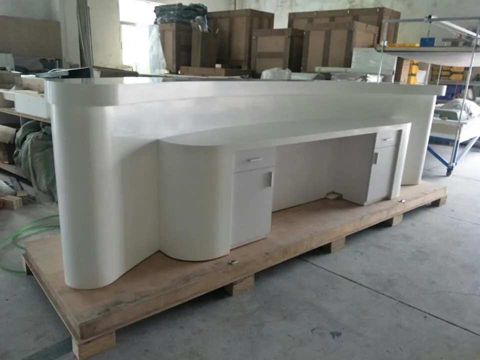 Back View Reception Desk