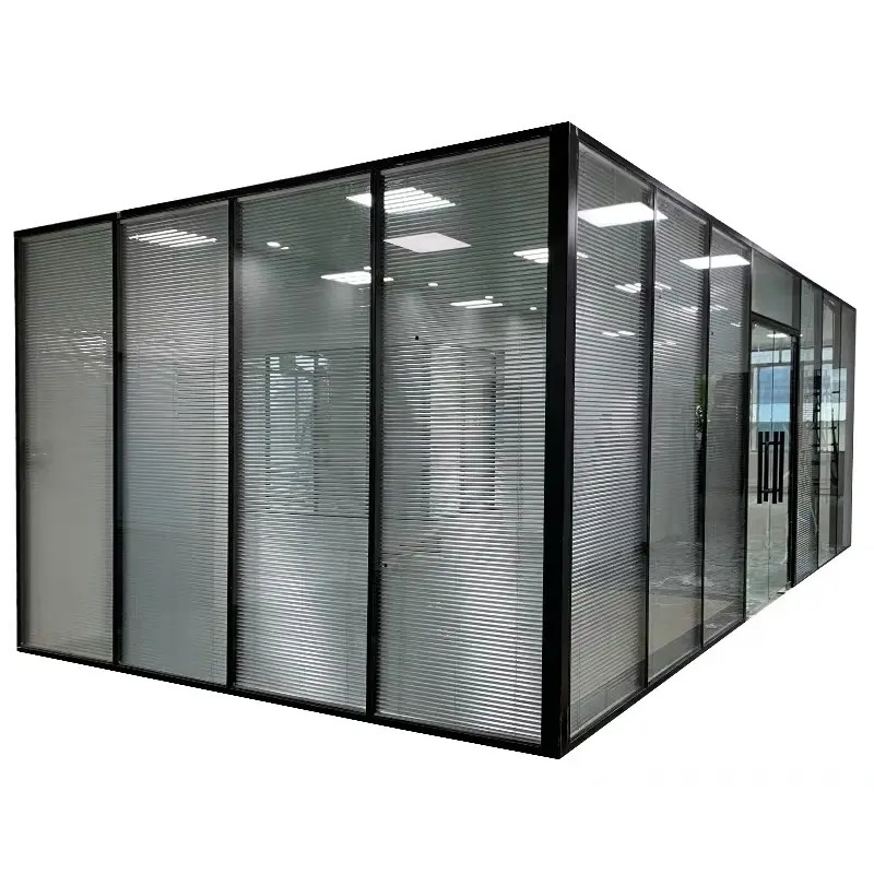 Study Room Training Institution Office Partition Wall Frame Design Aluminum Glass Partition
