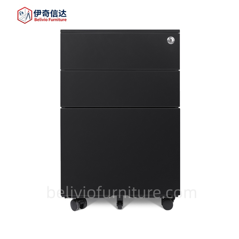 Mobile Pedestal Office Mobile Pedestal Metal 3 Drawer Filing Cabinet Locker Pedestal
