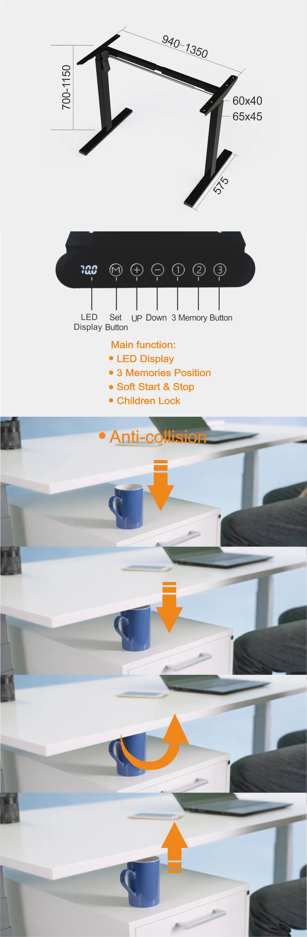 Electronic Height Adjustable System