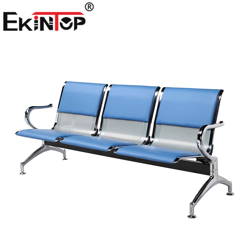 Ekintop Modern Office Guest Reception Chairs Barber Leather Waiting Chairs