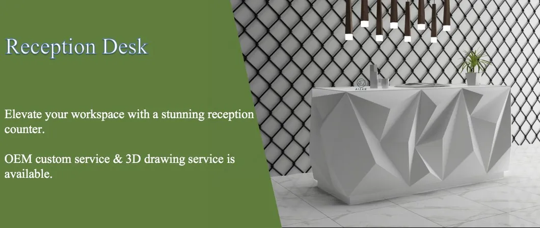 Diamond Shape Front Desk