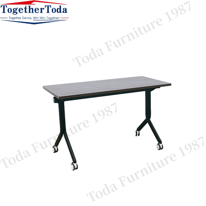 Primary and Secondary School Furniture Folding Training Table Classroom Room Foldable Student Desk Mobile Flip Top Study Table