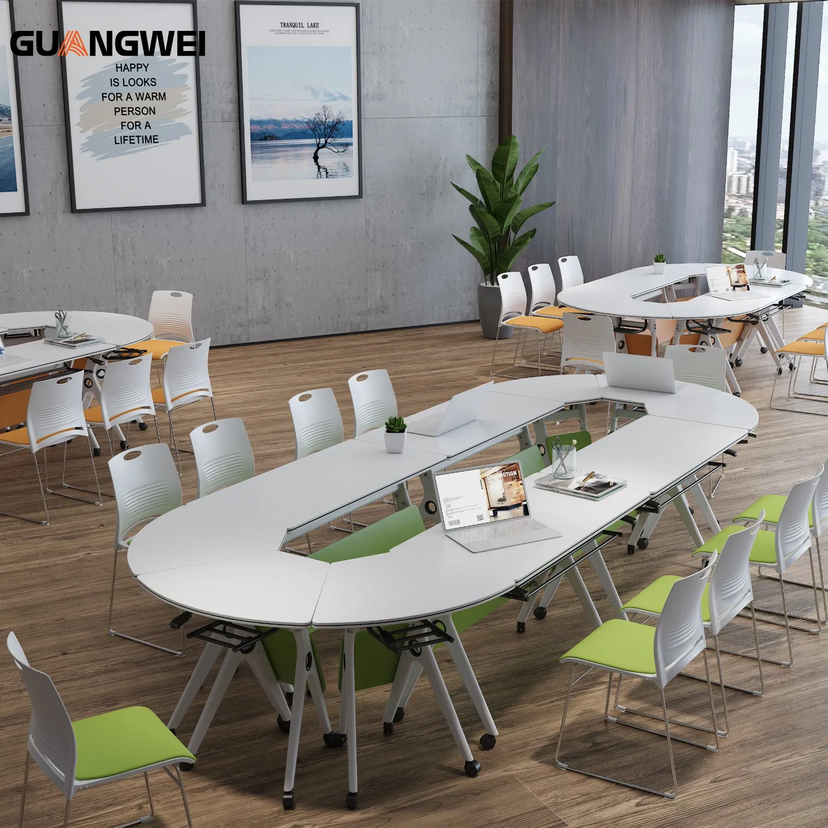 Factory Wholesale School Conference Room Classroom Training Foldable Table