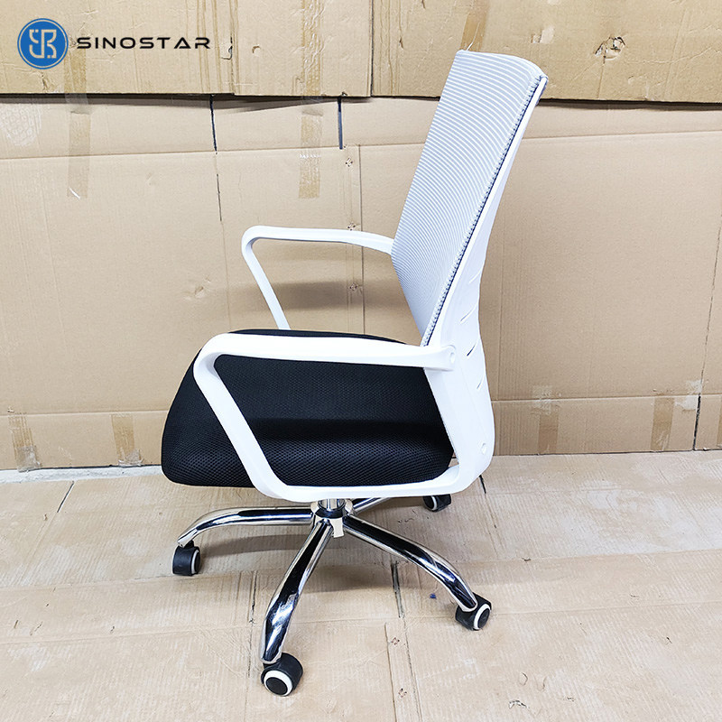 Premium Commercial Task Chair with Ergonomic Contours and Reinforced Nylon Components