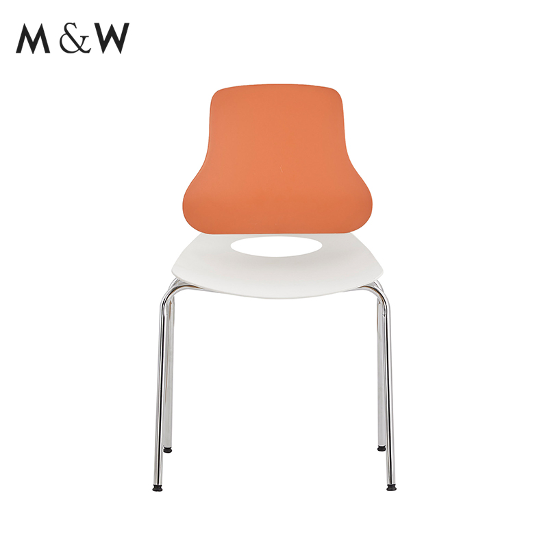 M&W Modern Conference Office Guest Meeting Room Visitor Without Arms Furniture Waiting Training Chair