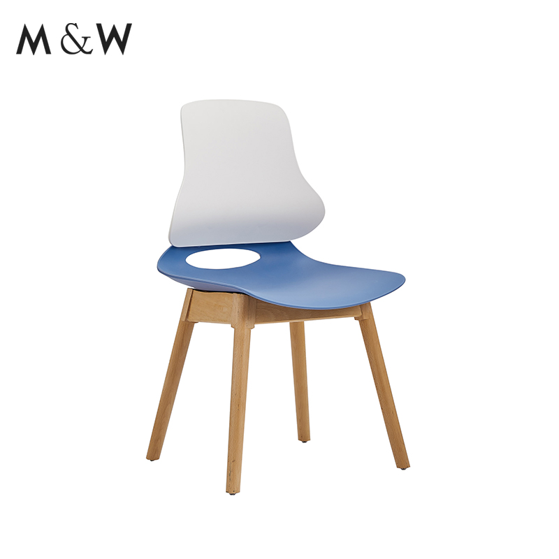 M&W Modern Conference Office Guest Meeting Room Visitor Without Arms Furniture Waiting Training Chair