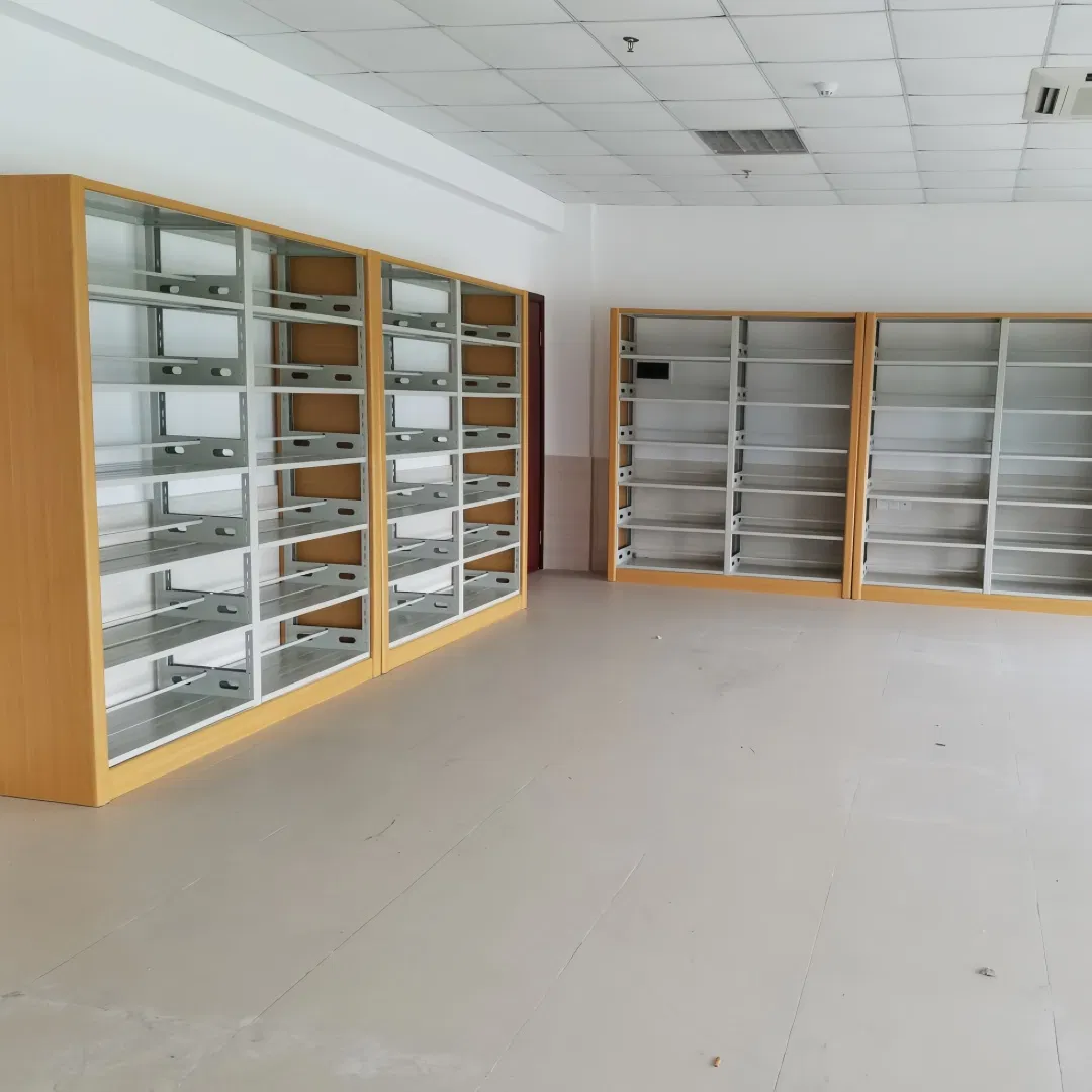 Adjustable Metal Bookshelf for Libraries and Community Centers