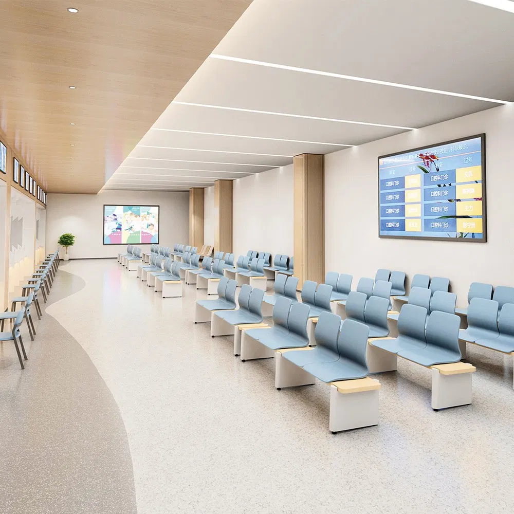 Factory Wholesale Medical Patient Furniture Hospital 2 Seat 3 Seat Fat Guest Clinic Room Hospital Waiting Chair