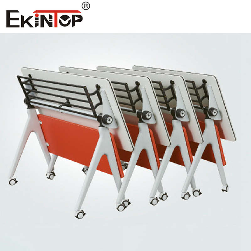 Ekintop Sliding Movable Adjustable Foldable Training Computer Desk Training Room Tables