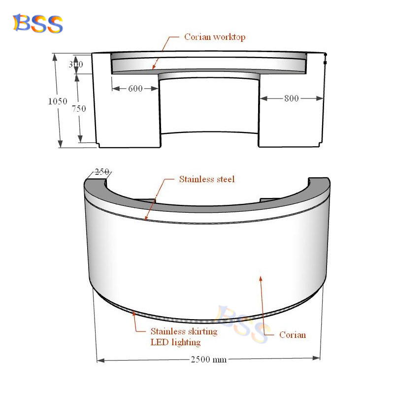 Desk for Reception Area Office Round Reception Area Desk Ideas