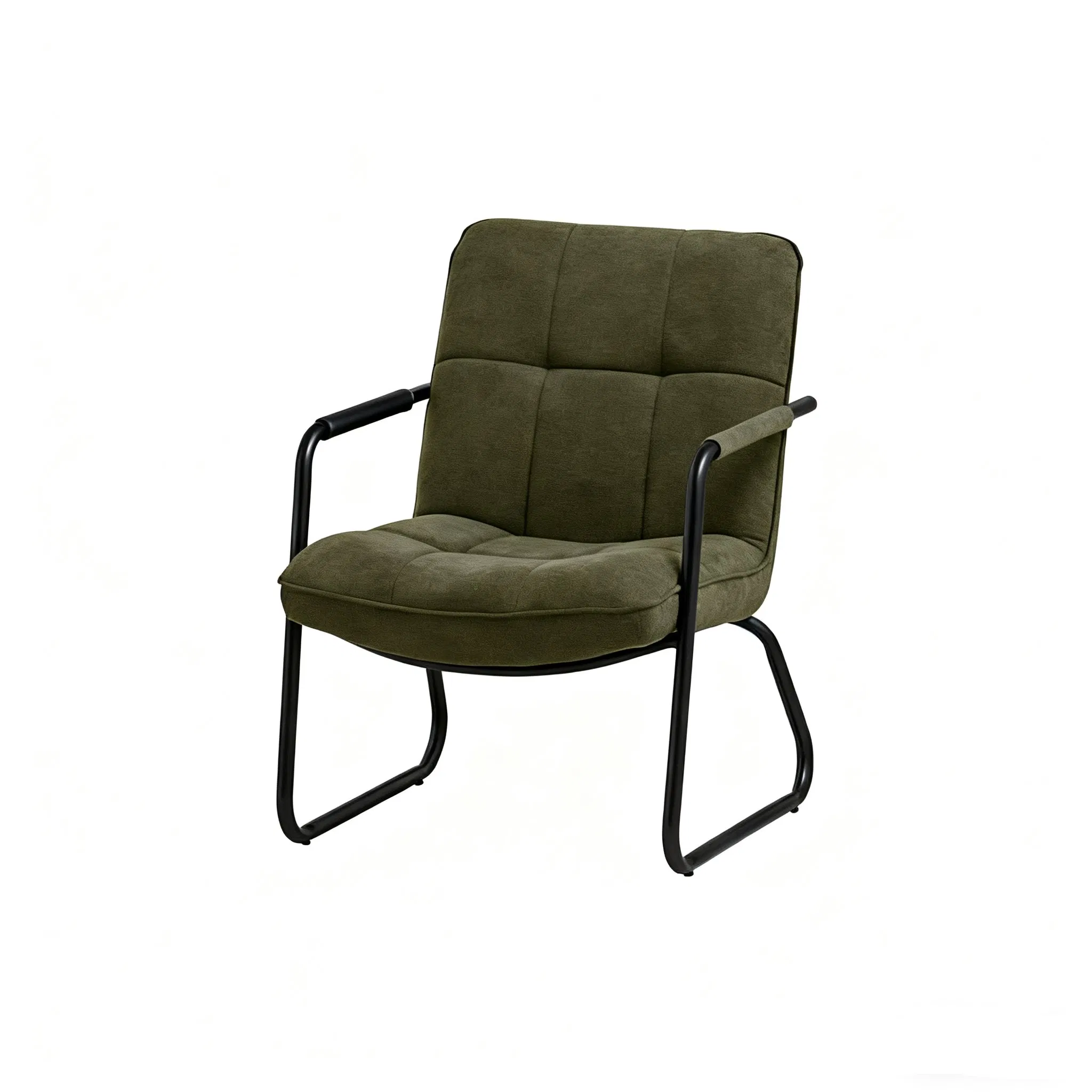 Leather Padded Waiting Room Guest Chair Conference Office Chair