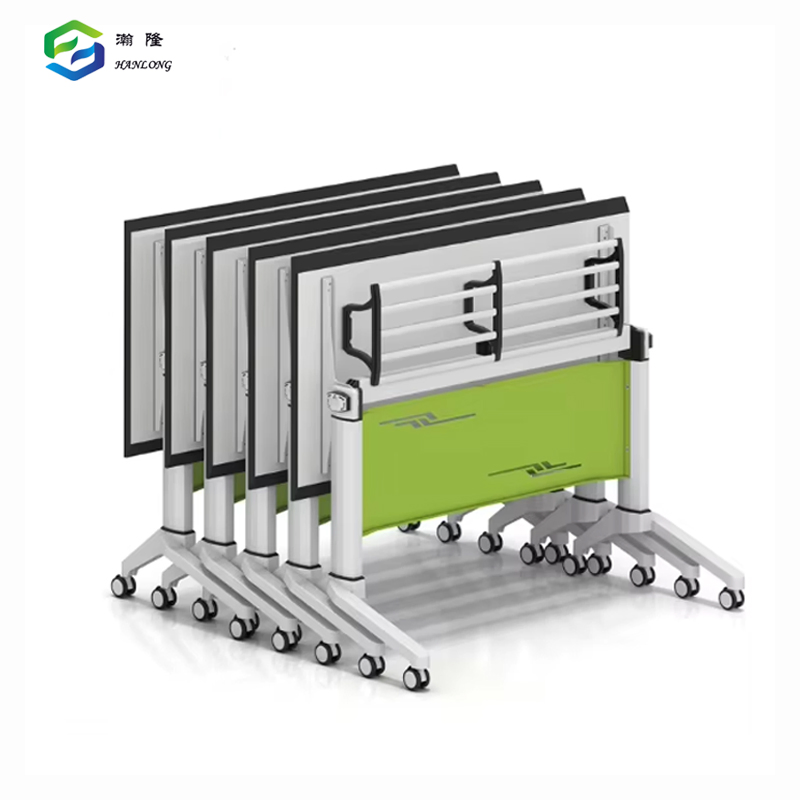 Modern Training Room Table Folding Desk Furniture Movable Conference Table