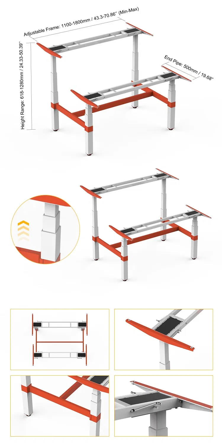 Adjustable Desk Detail