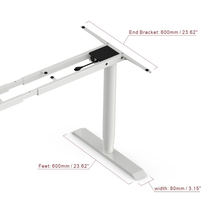 New Arrivals High Pressure Resistance 2 Motor Height Adjustable Desk for Health