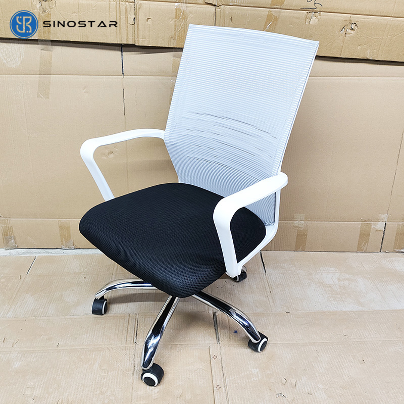 Premium Commercial Task Chair with Ergonomic Contours and Reinforced Nylon Components