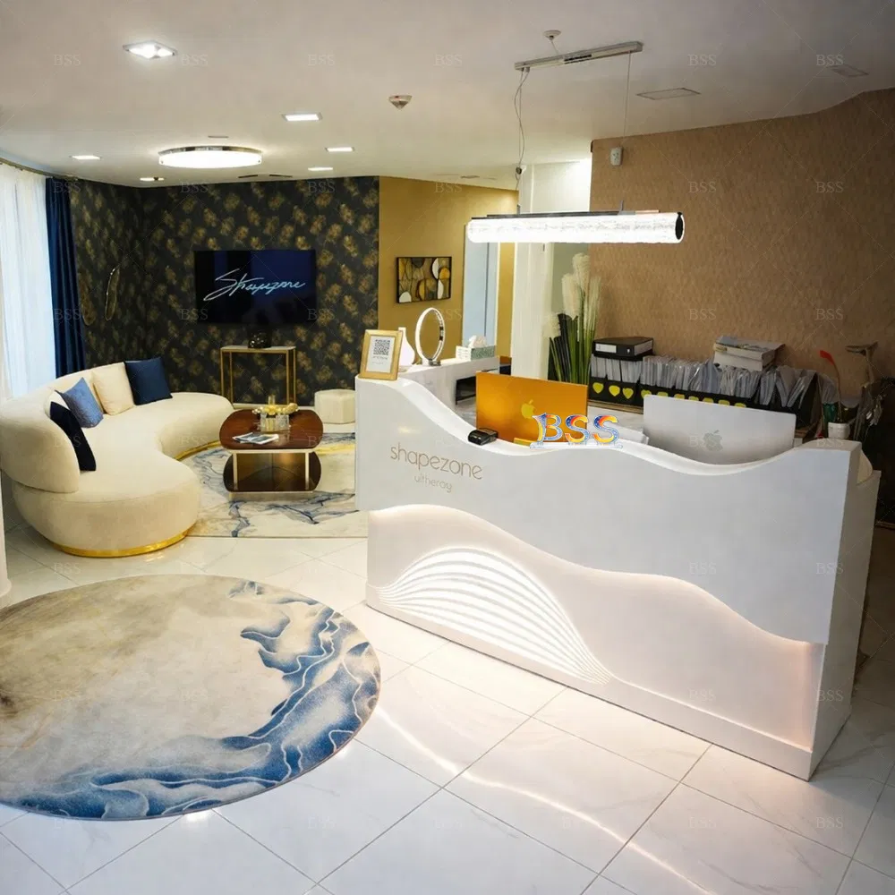 Backlit Reception Desk