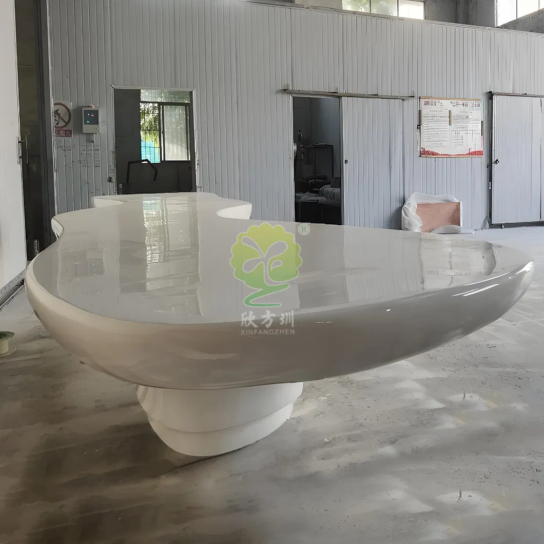 FRP Front Desk Creative Bar Hotel Paint Cashier Reception Counter Custom Manufacturer