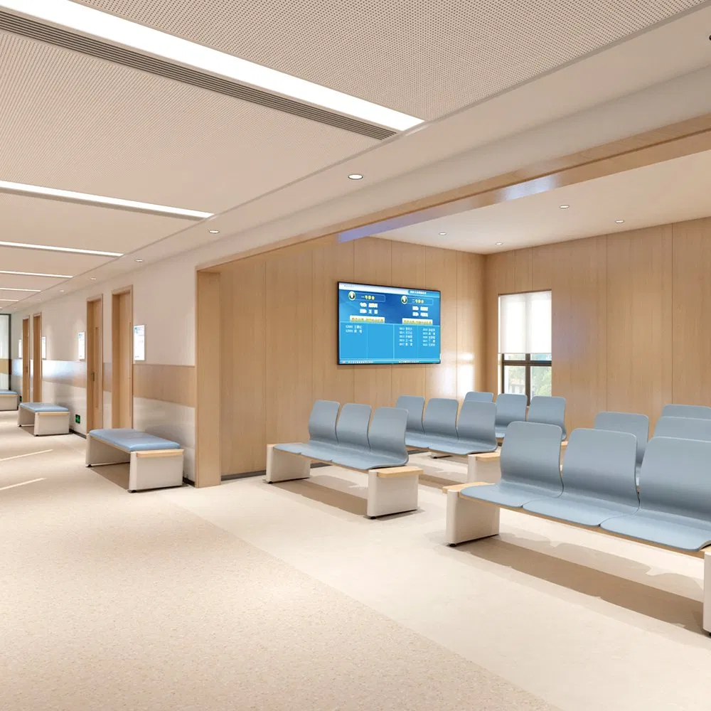 Factory Wholesale Medical Patient Furniture Hospital 2 Seat 3 Seat Fat Guest Clinic Room Hospital Waiting Chair