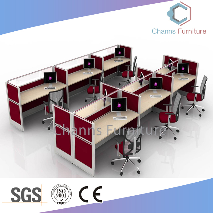 Modern Furniture Linear Office Partition with Office Desk (CAS-W41240)