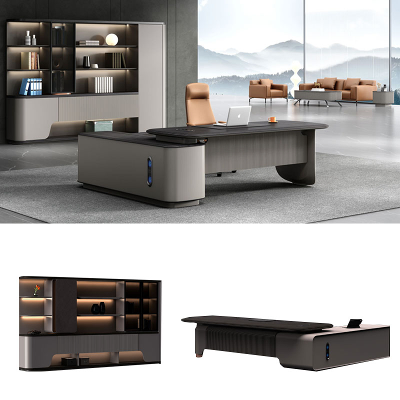 Elegant Design Commercial Boss Office Furniture Ergonomic Computer Swivel Leather Executive Chair