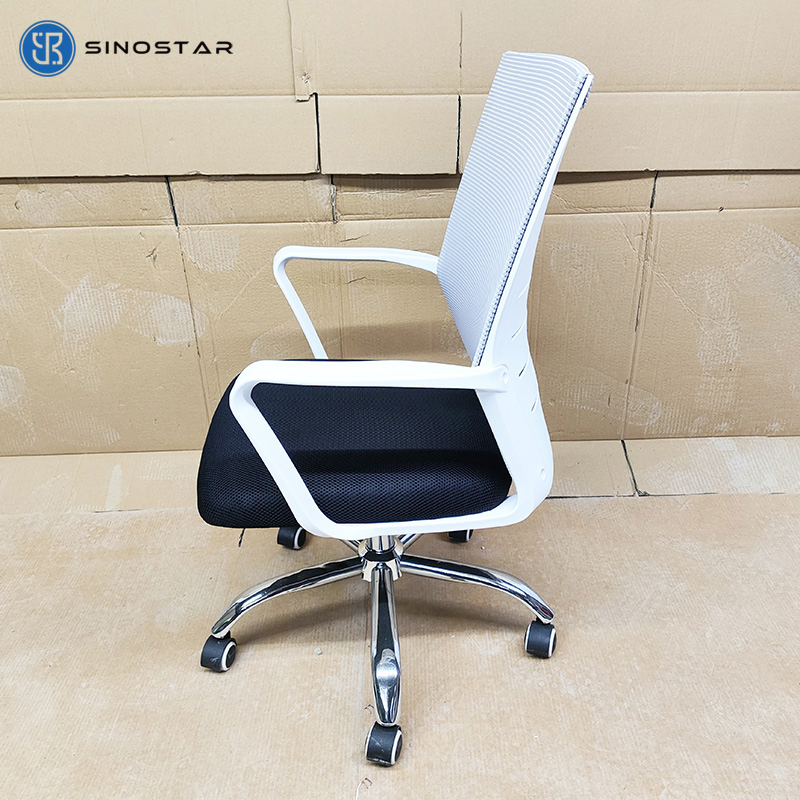 Premium Commercial Task Chair with Ergonomic Contours and Reinforced Nylon Components