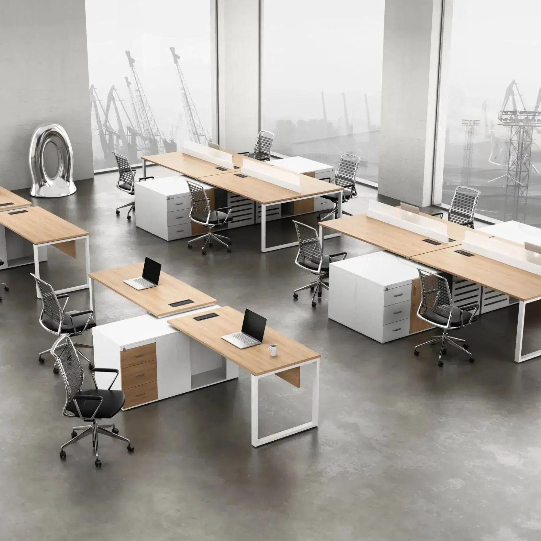 Modern Furniture Office Partition Table Desk Cubicle Modular Office Workstation