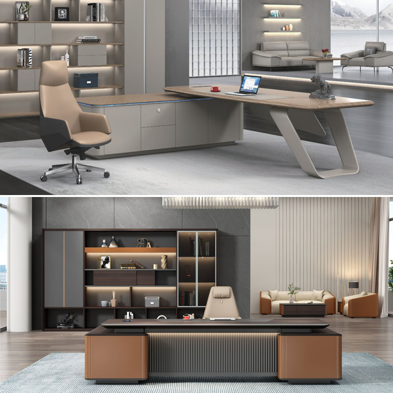 Elegant Design Commercial Boss Office Furniture Ergonomic Computer Swivel Leather Executive Chair