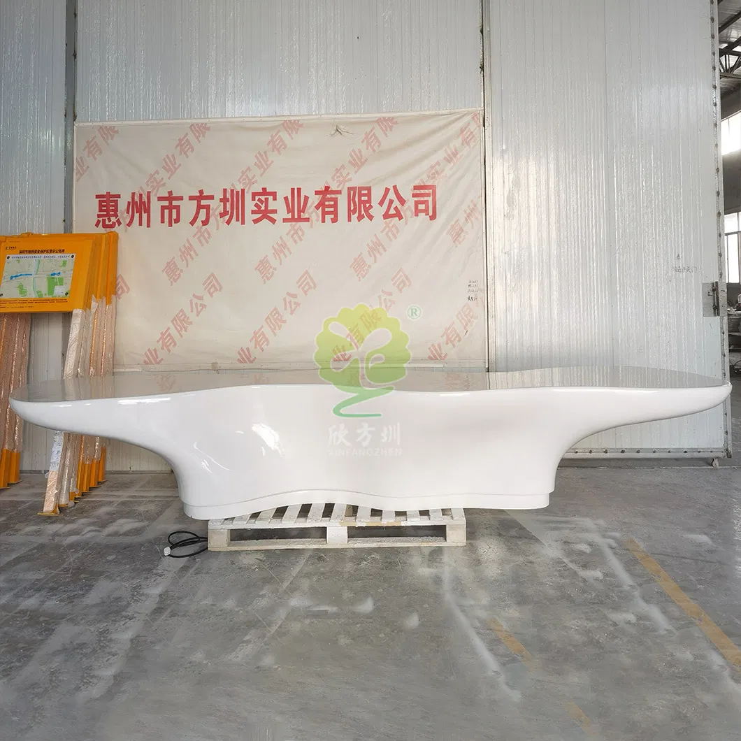 FRP Front Desk Creative Bar Hotel Paint Cashier Reception Counter Custom Manufacturer