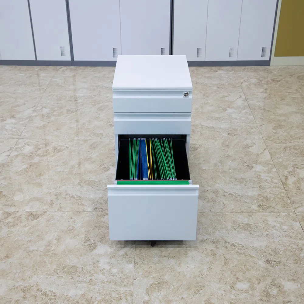 3 Drawer Steel Mobile Pedestal with Digital Lock