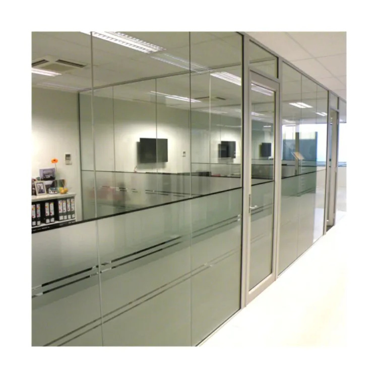 Study Room Training Institution Office Partition Wall Frame Design Aluminum Glass Partition