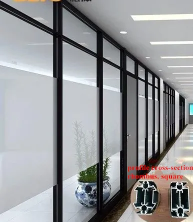 Single Glass Partition