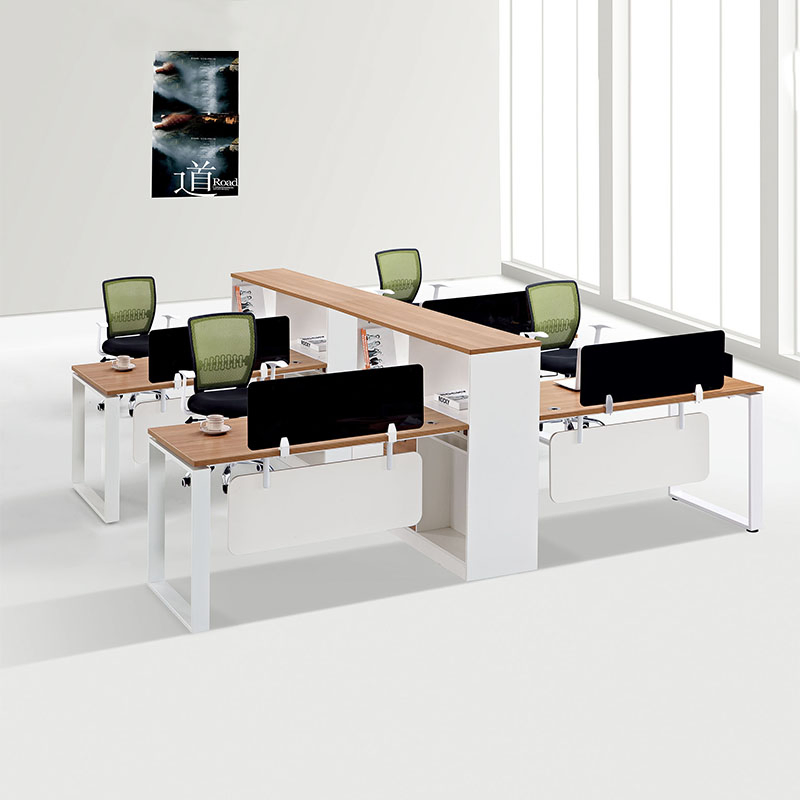 Modular Office Furniture Iron Frame Modern MDF Office Workstation