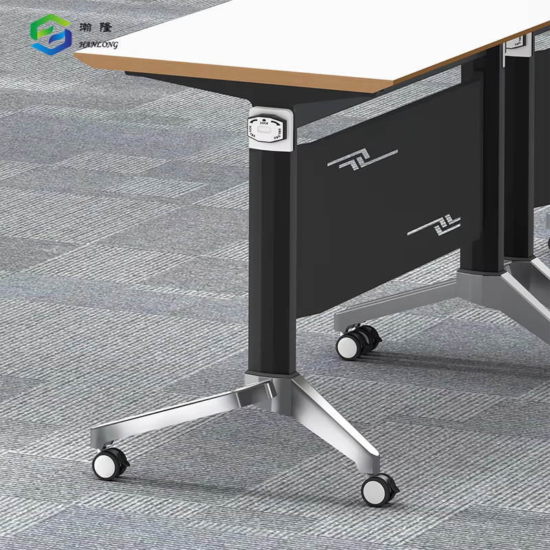 Modern Training Room Table Folding Desk Furniture Movable Conference Table