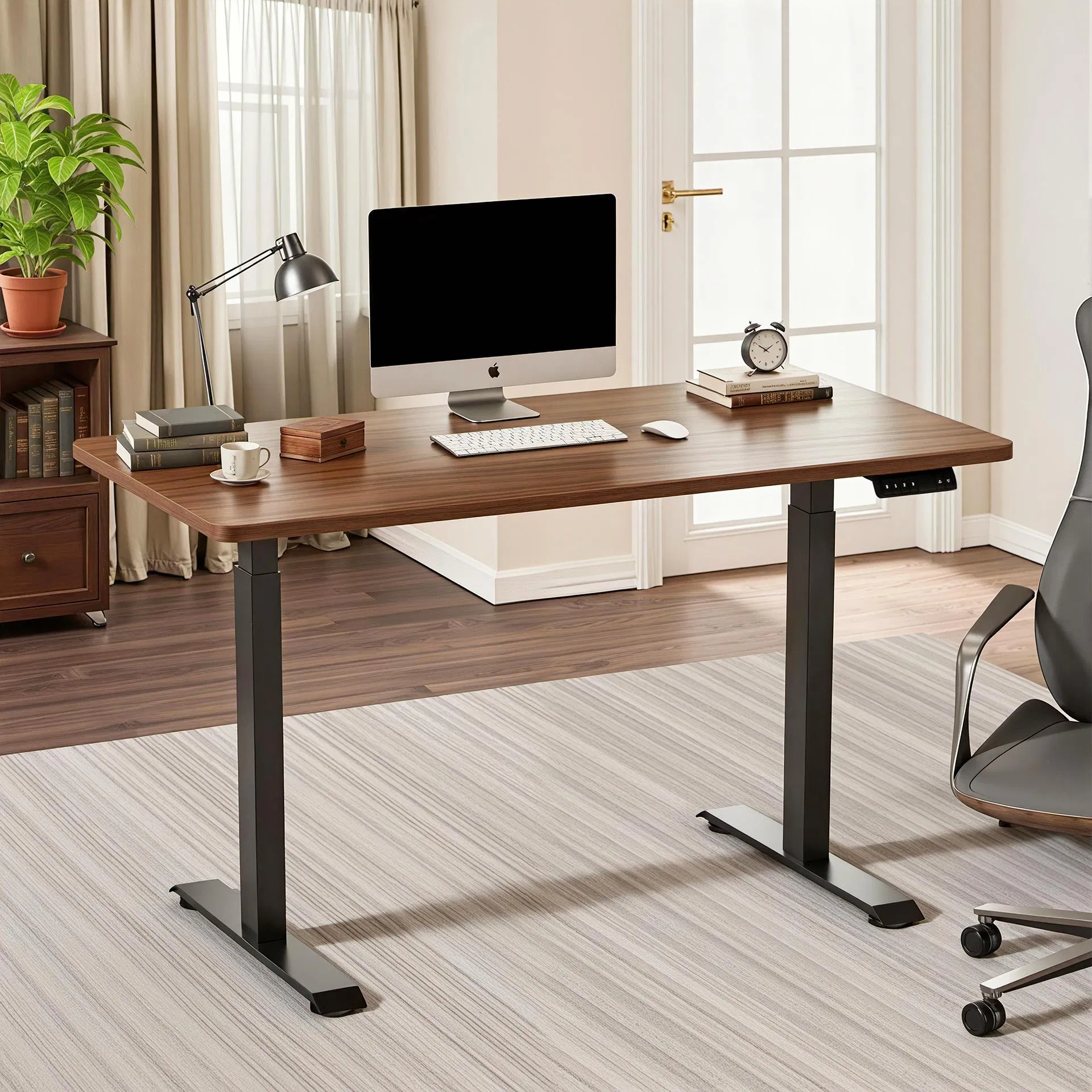 Prorials Height Adjustable Computer Table Ergonomic Sit Stand Desk