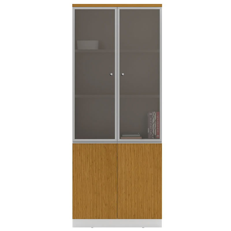 Wood Filing Cabinet with Small Drawer Bookshelf Office Cabinet (H60-0611)