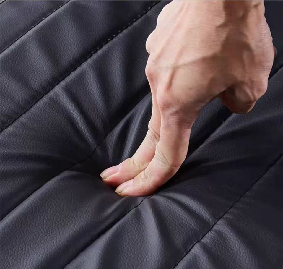 Modern Brown Hotel Reception Office Chairs Leather Guest Waiting Room Seats by Manufacturers