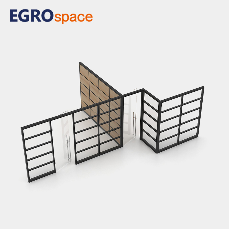 Egrospace Partition Glass Office Walls Aluminum Wall Furniture Modular Glass Office Partition